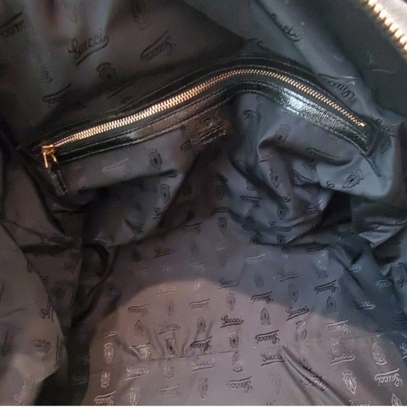 EUC GUCCI Suede Aviatrix Boston Satchel Handbag - Picture 3 of 8